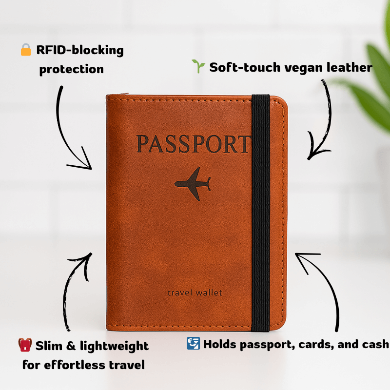 The Haven™ - RFID Passport Wallet